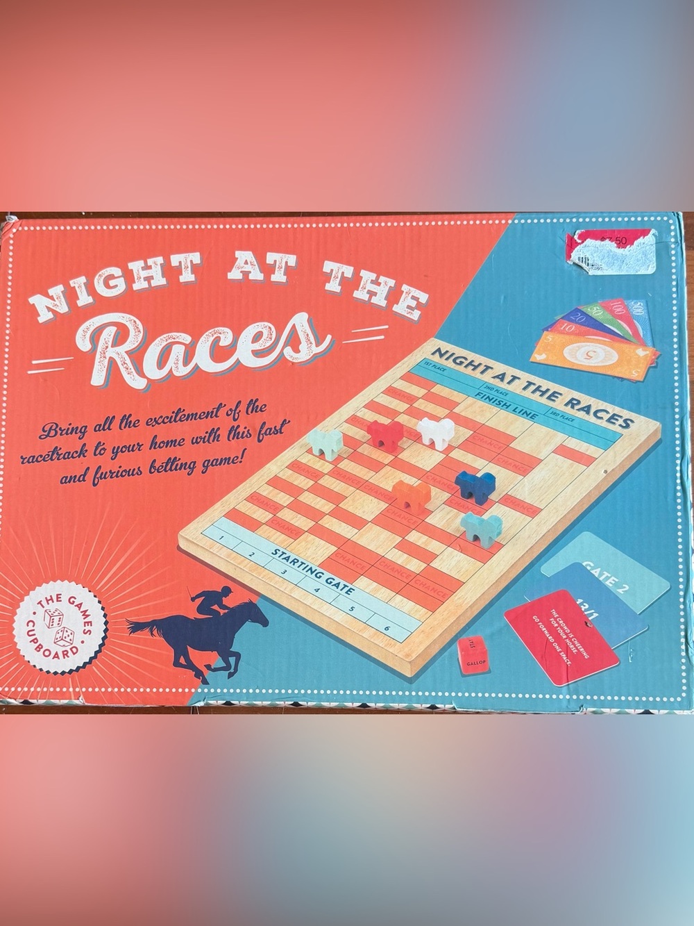 Professor Puzzle Night at the Races Horse Racing Betting Board Game 2017